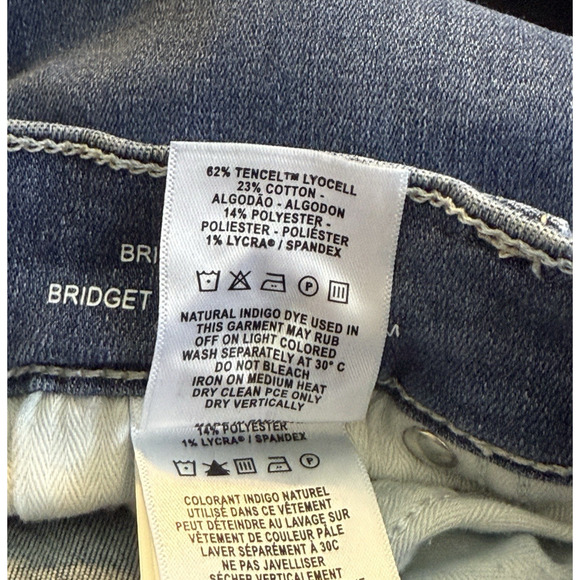 DL1961 Women's Bridget High Rise Instasculpt Boot Size 31 - Picture 7 of 9